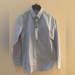 [New] Uniqlo +J Supima® Cotton Regular-Fit Long-Sleeve Shirt color blue sz:XS